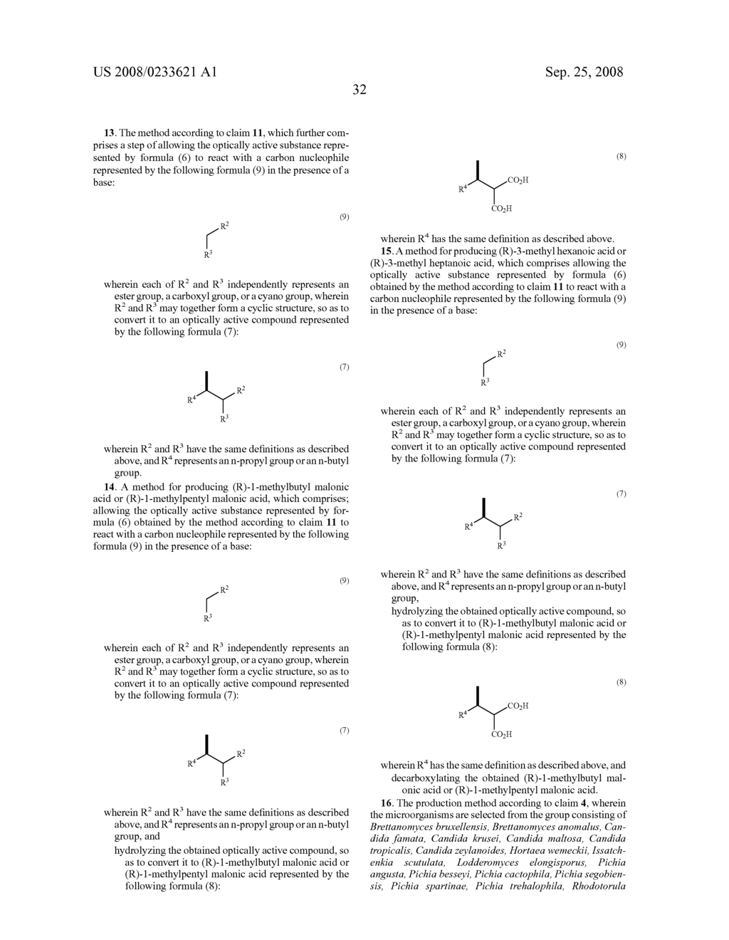 Method For Producing Alcohol and Carboxylic Acid Having Optical Activity - diagram, schematic, and image 33