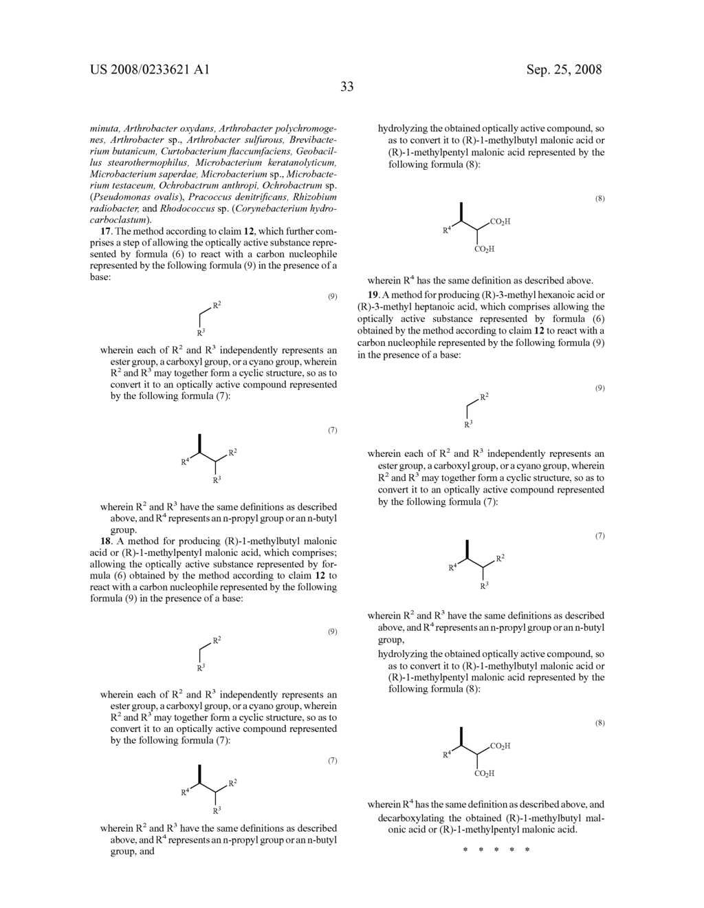 Method For Producing Alcohol and Carboxylic Acid Having Optical Activity - diagram, schematic, and image 34