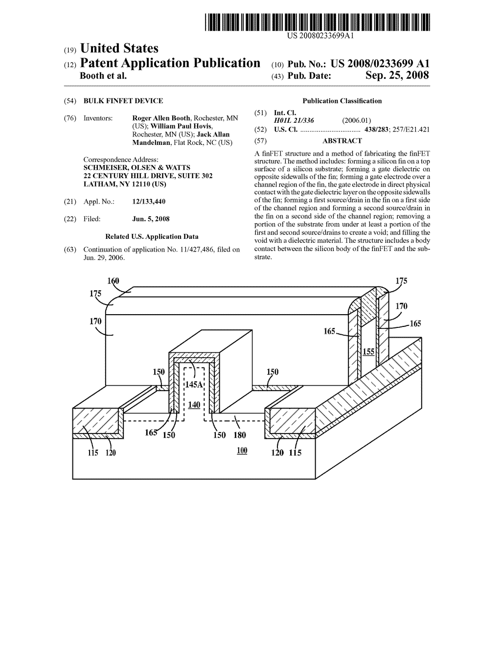 BULK FinFET DEVICE - diagram, schematic, and image 01