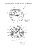 Device for restricting unauthorized access to electrical receptacles diagram and image