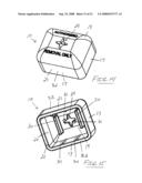 Device for restricting unauthorized access to electrical receptacles diagram and image