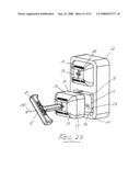 Device for restricting unauthorized access to electrical receptacles diagram and image