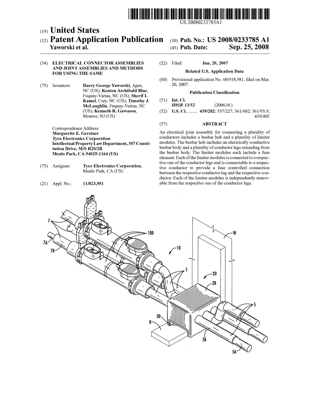 Electrical connector assemblies and joint assemblies and methods for using the same - diagram, schematic, and image 01