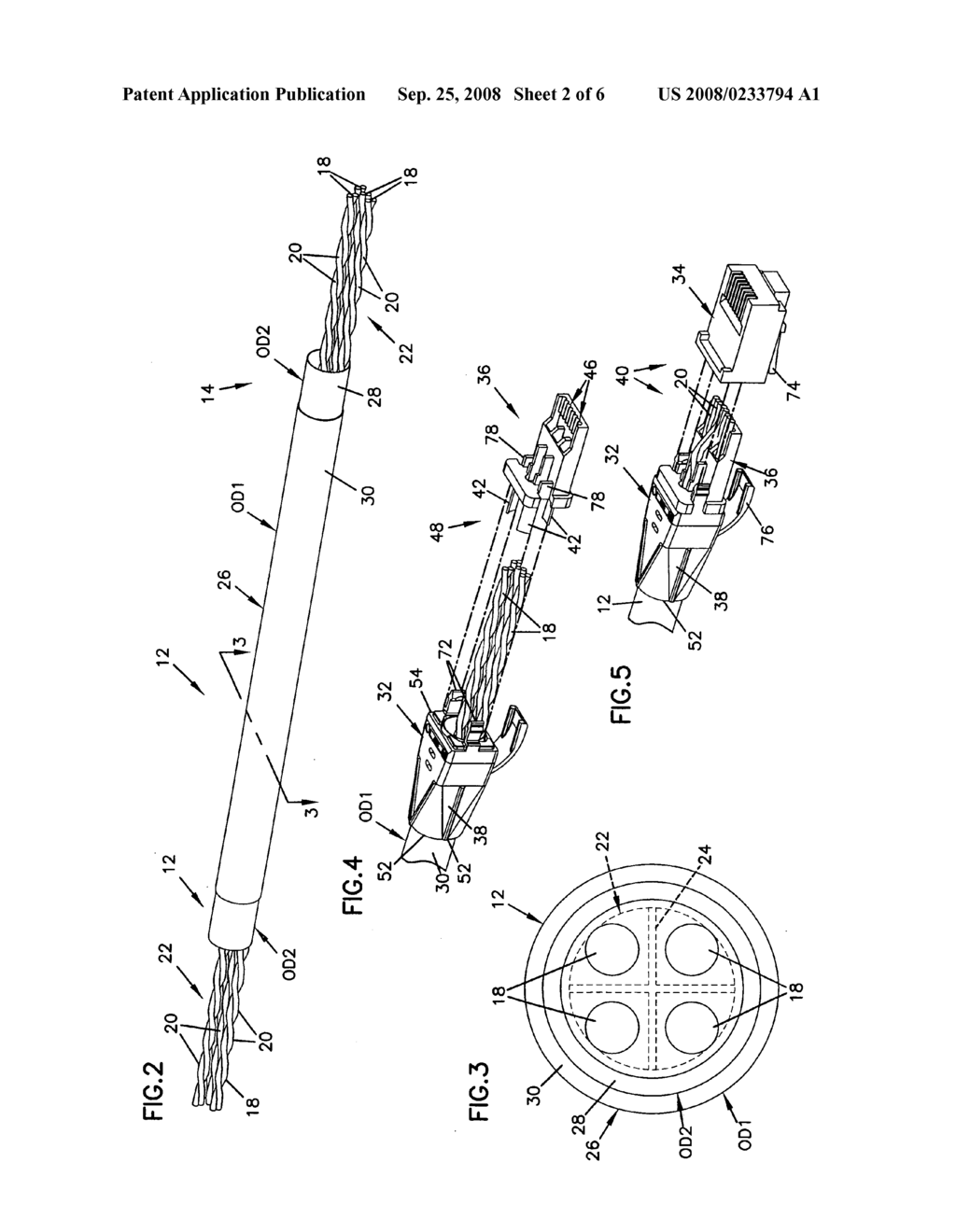 Threaded connector and patch cord having a threaded connector - diagram, schematic, and image 03