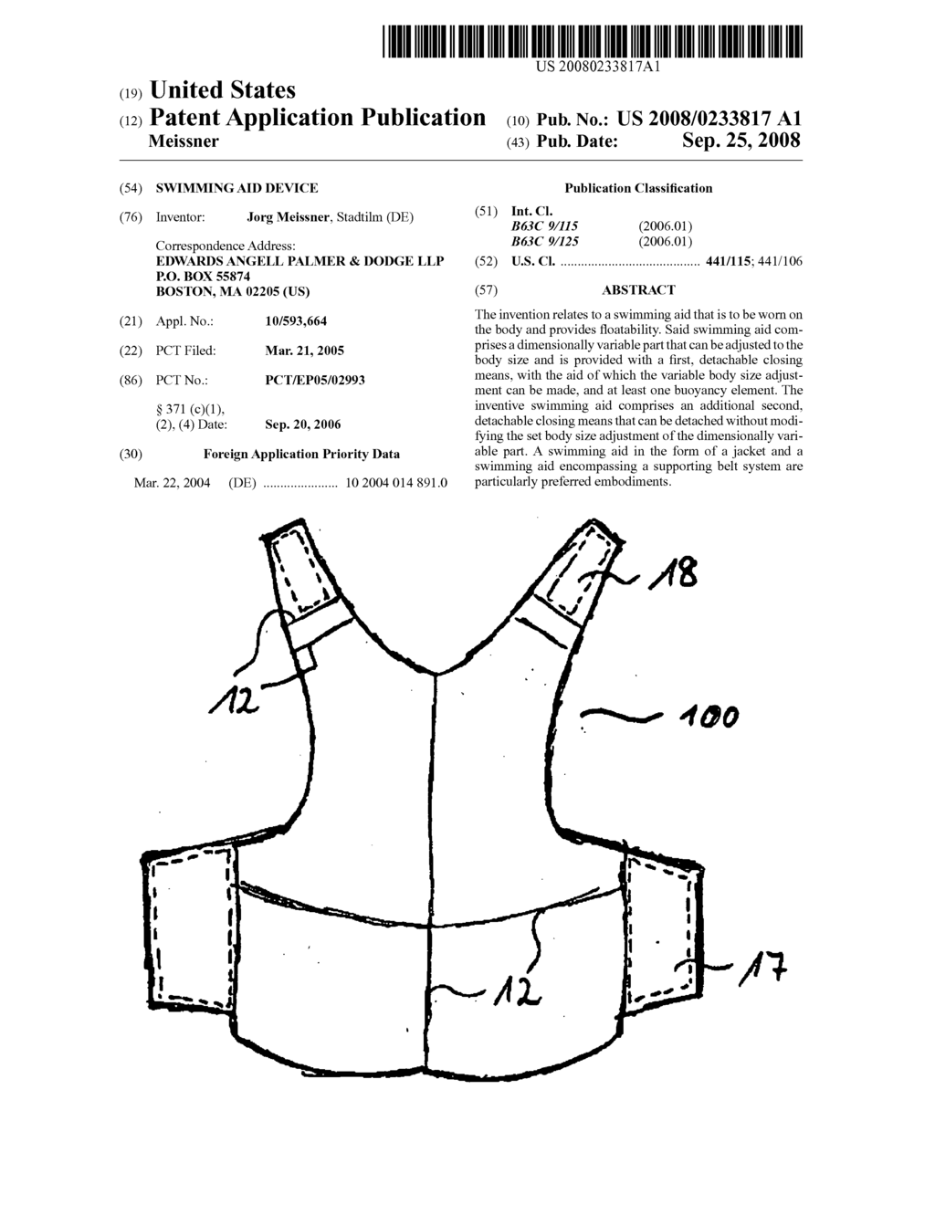 Swimming Aid Device - diagram, schematic, and image 01