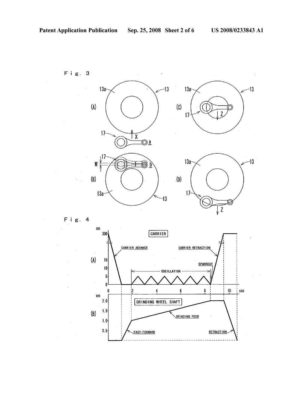 Two-sided surface grinding method and apparatus - diagram, schematic, and image 03