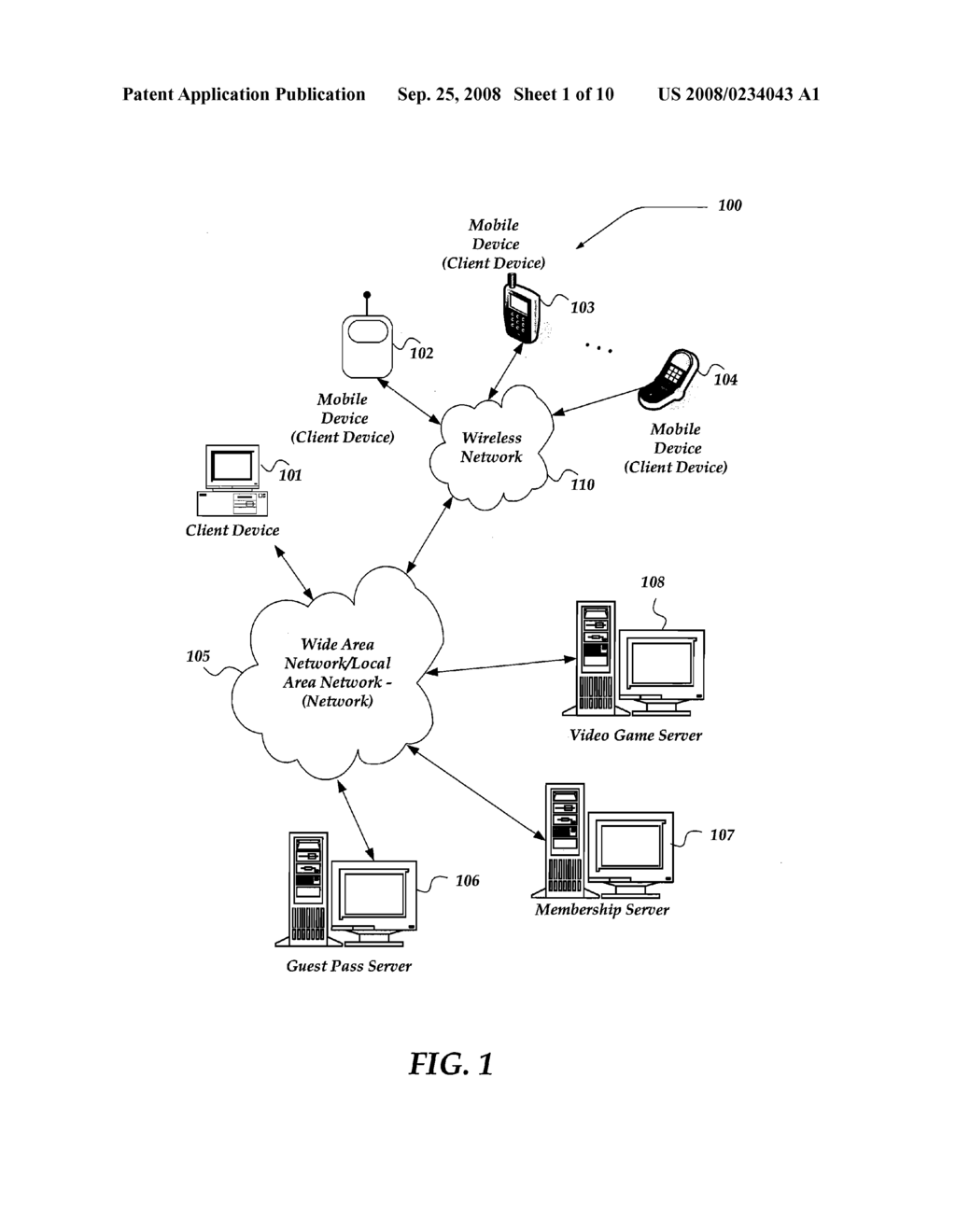 DYNAMICALLY PROVIDING GUEST PASSES FOR A VIDEO GAME - diagram, schematic, and image 02