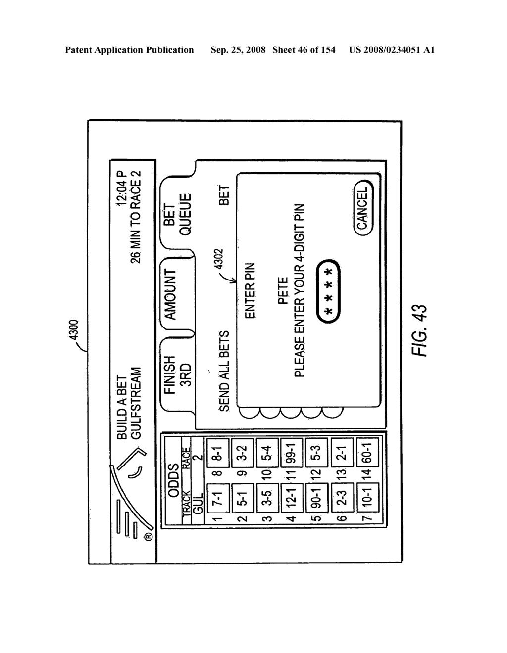 Systems and methods for interactive wagering using multiple types of user interfaces - diagram, schematic, and image 47