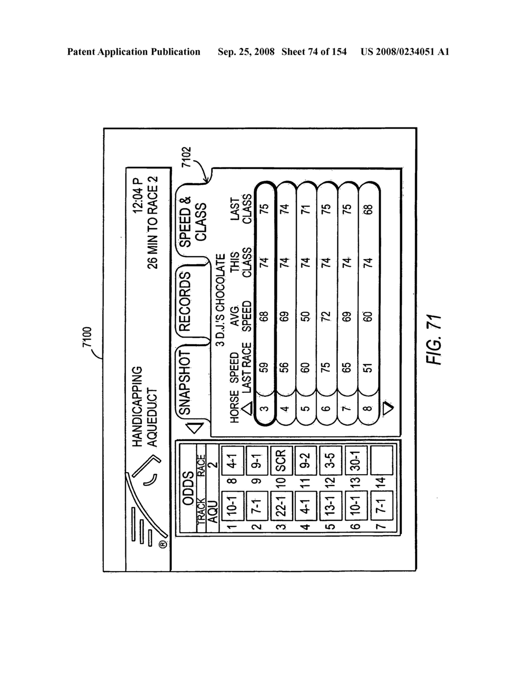 Systems and methods for interactive wagering using multiple types of user interfaces - diagram, schematic, and image 75