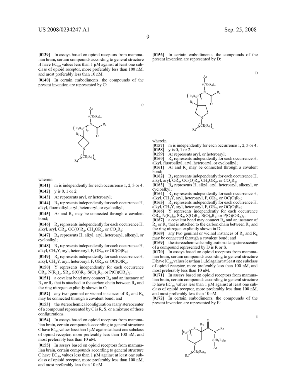 Heterocyclic analgesic compounds and methods of use thereof - diagram, schematic, and image 10