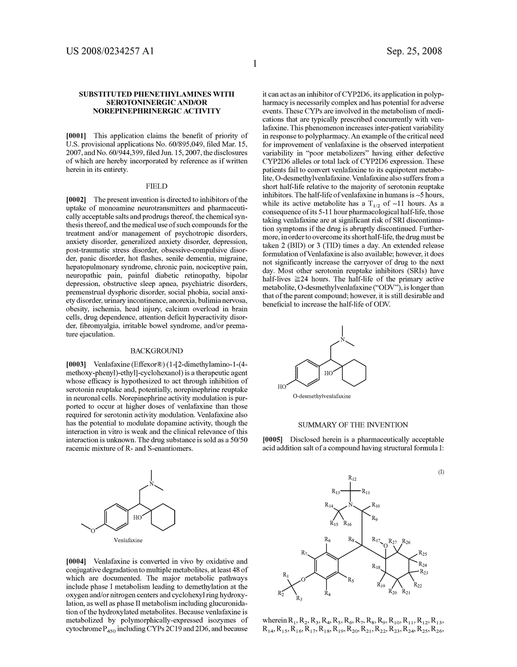 SUBSTITUTED PHENETHYLAMINES WITH SEROTONINERGIC AND/OR NOREPINEPHRINERGIC ACTIVITY - diagram, schematic, and image 17