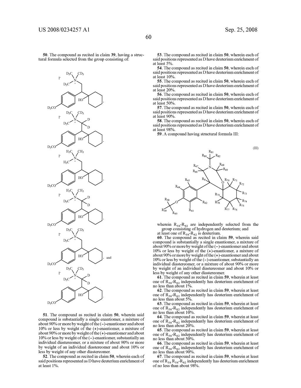 SUBSTITUTED PHENETHYLAMINES WITH SEROTONINERGIC AND/OR NOREPINEPHRINERGIC ACTIVITY - diagram, schematic, and image 76