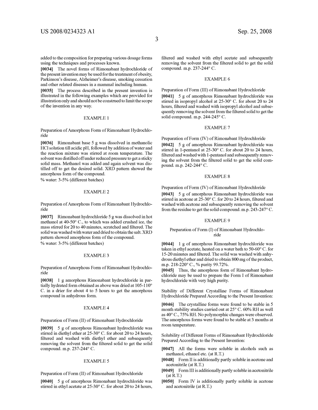 Amorphous and Three Crystalline Forms of Rimonabant Hydrochloride - diagram, schematic, and image 09