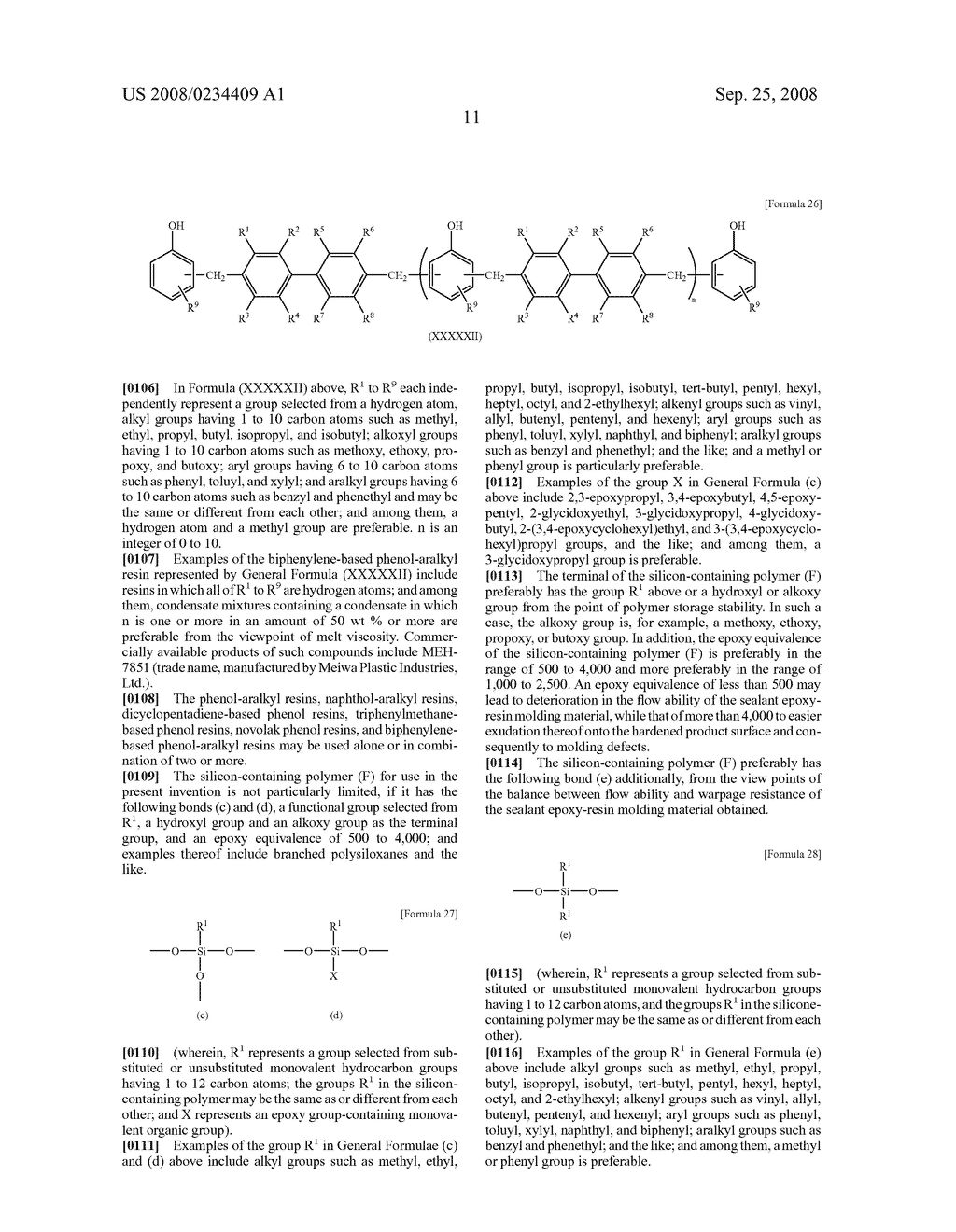 Sealant Epoxy-Resin Molding Material, and Electronic Component Device - diagram, schematic, and image 12