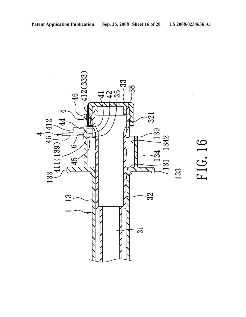 Disposable syringe guarded in a preuse position (1) - diagram, schematic, and image 17