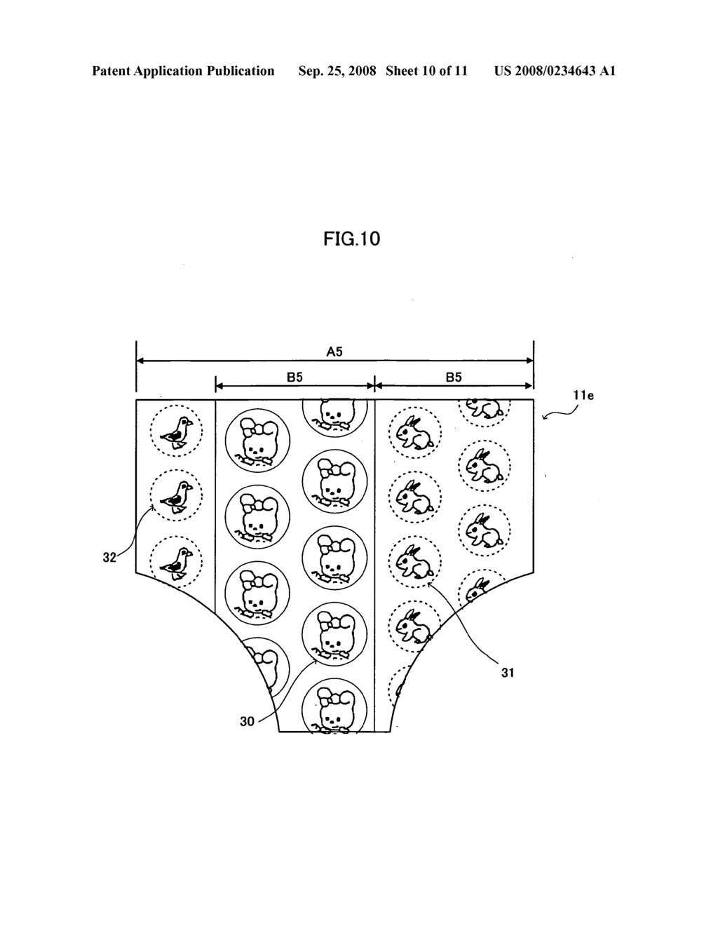 Disposable Diaper and Disposable Diaper Product Package - diagram, schematic, and image 11