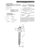 Pedicle Screw diagram and image