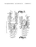 Polyaxial bone screw with shank-retainer insert capture diagram and image