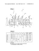 Control apparatus for vehicular drive system diagram and image