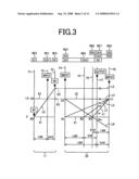 Control apparatus for vehicular drive system diagram and image