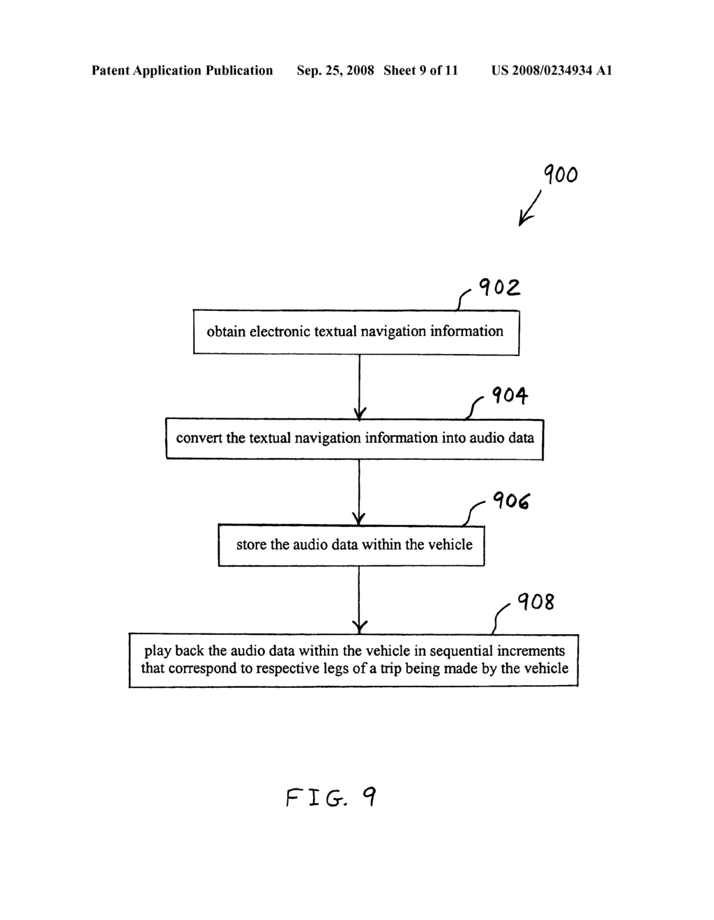 Vehicle navigation playback mehtod - diagram, schematic, and image 10