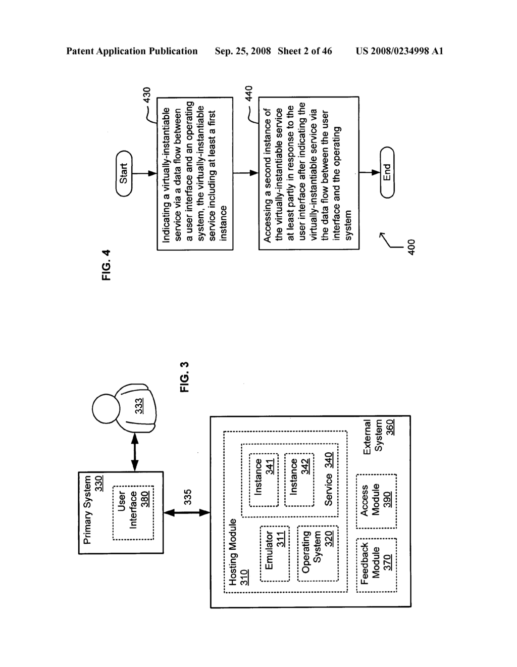 Coordinating instances of a thread or other service in emulation - diagram, schematic, and image 03