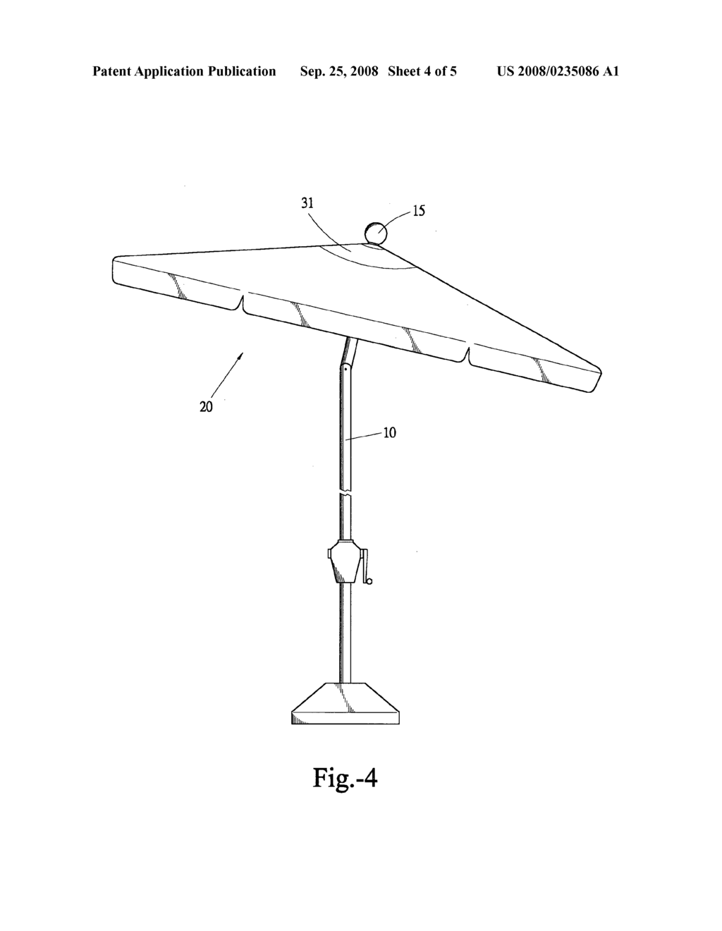 Advertisement umbrella - diagram, schematic, and image 05