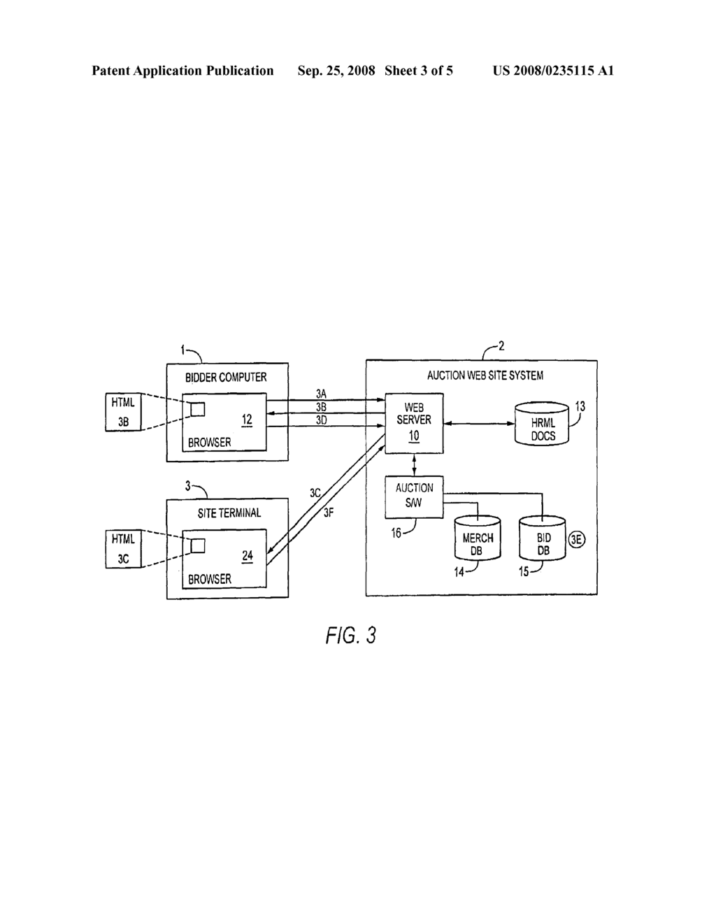 System and method for hosting combined online and live auctions - diagram, schematic, and image 04