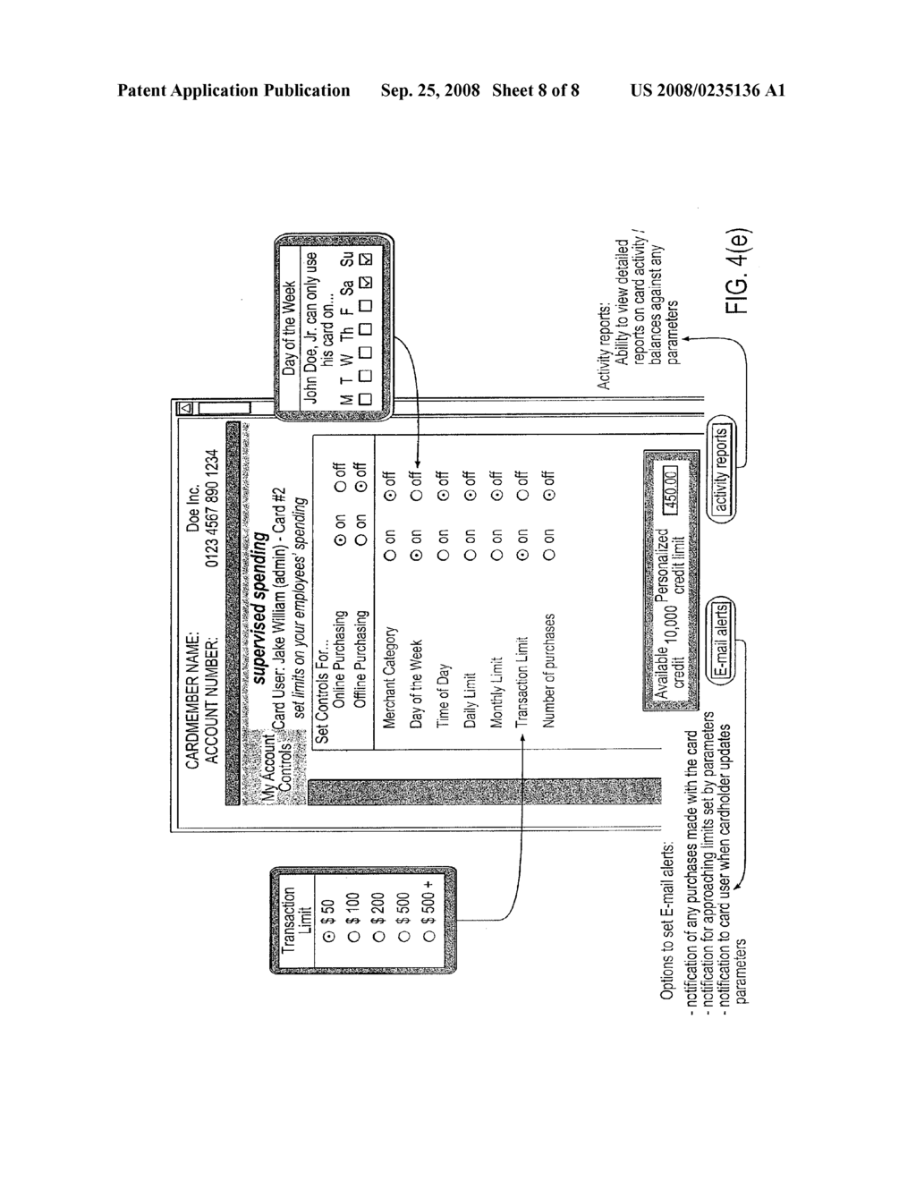 SYSTEM FOR PERSONAL AUTHORIZATION CONTROL FOR CARD TRANSACTIONS - diagram, schematic, and image 09