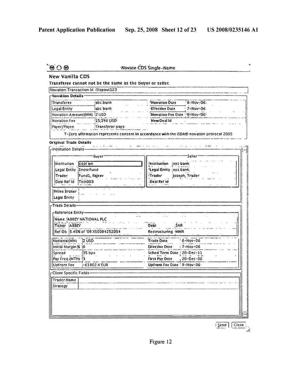 System and method for affirming over the counter derivative trades - diagram, schematic, and image 13