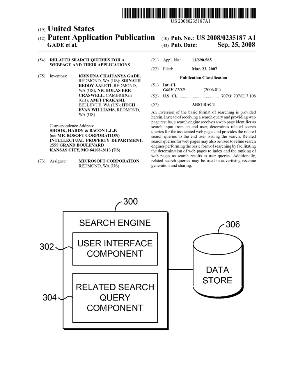 RELATED SEARCH QUERIES FOR A WEBPAGE AND THEIR APPLICATIONS - diagram, schematic, and image 01