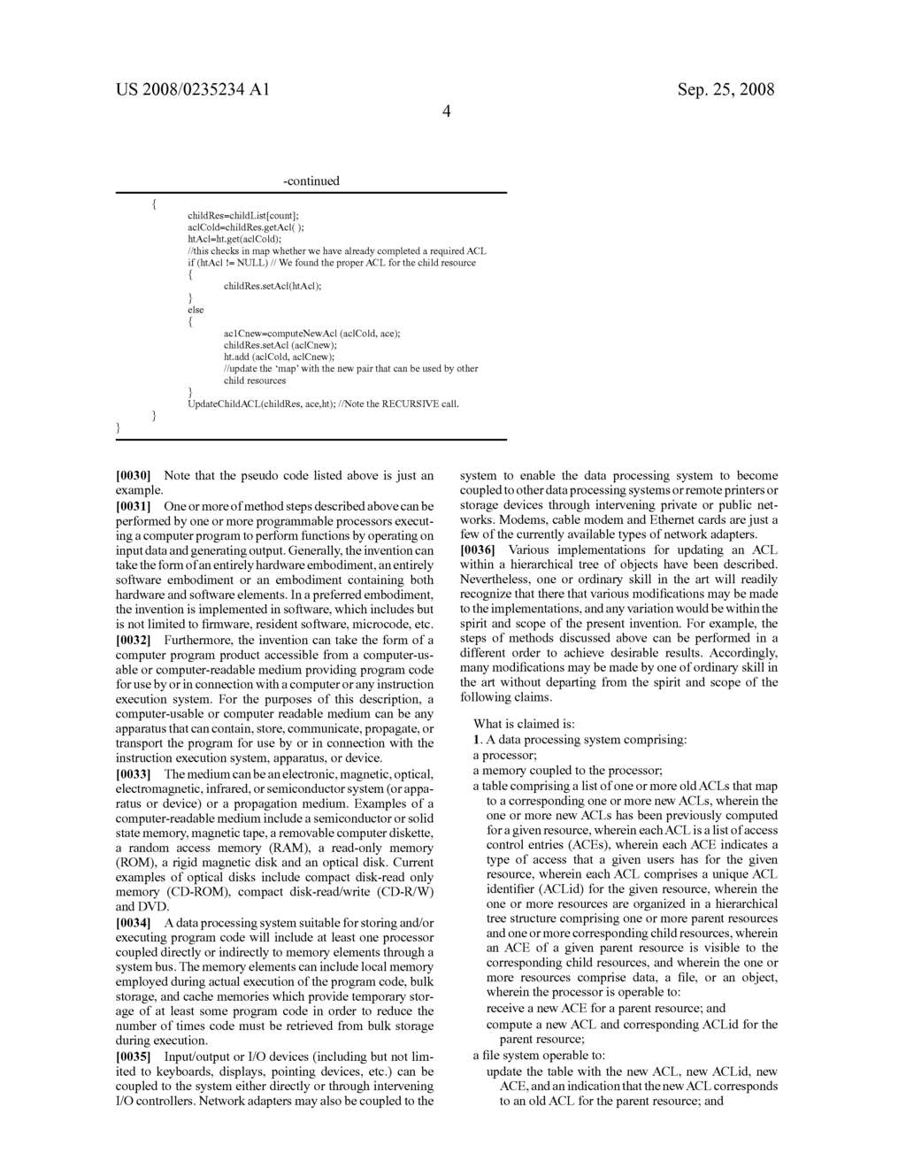 ACCESS CONTROL LIST (ACL) BINDING IN A DATA PROCESSING SYSTEM - diagram, schematic, and image 07