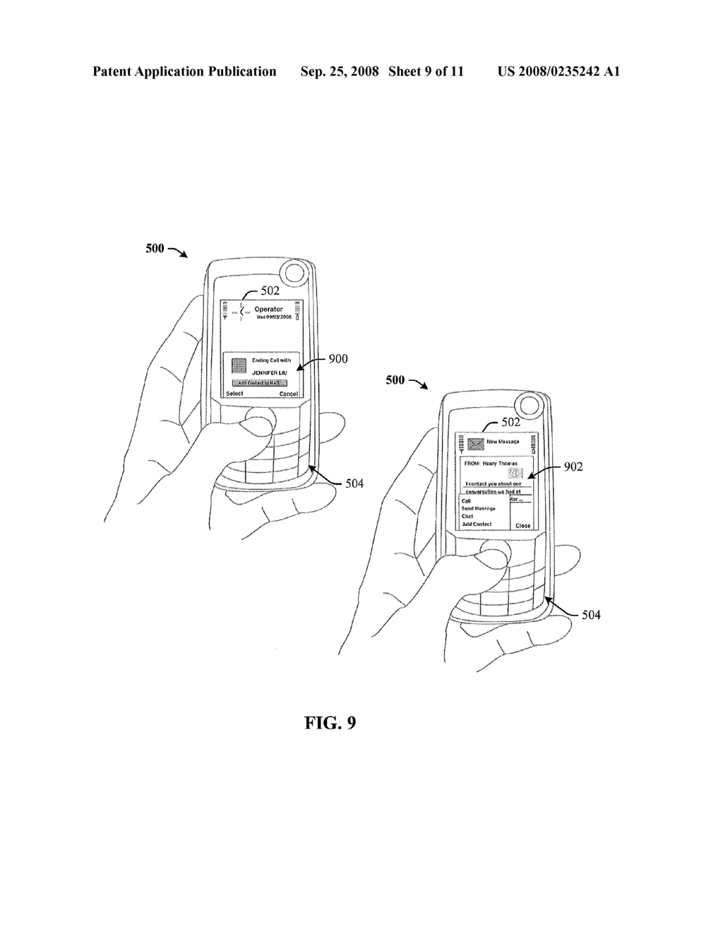 Advanced Contact Management in Communications Networks - diagram, schematic, and image 10