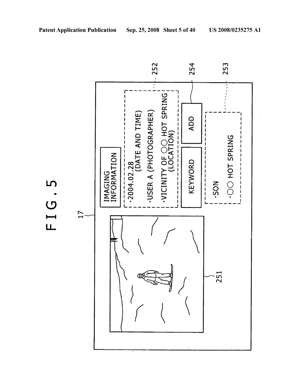 Image Managing Method and Appartus Recording Medium, and Program - diagram, schematic, and image 06