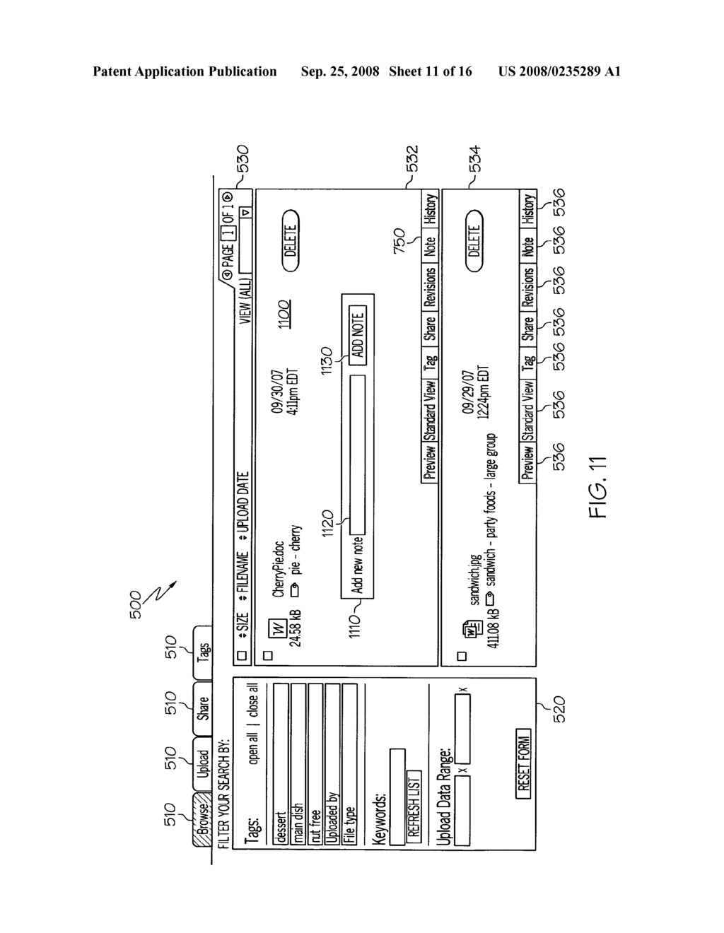 Method and device for managing unstructured data - diagram, schematic, and image 12