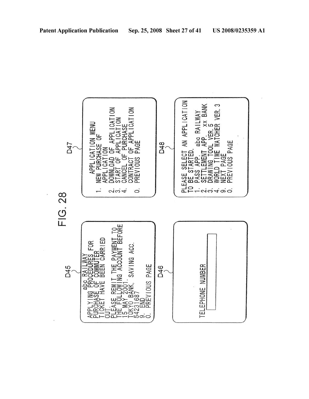 SYSTEM FOR MANAGING PROGRAM APPLICATIONS STORABLE IN A MOBILE TERMINAL - diagram, schematic, and image 28