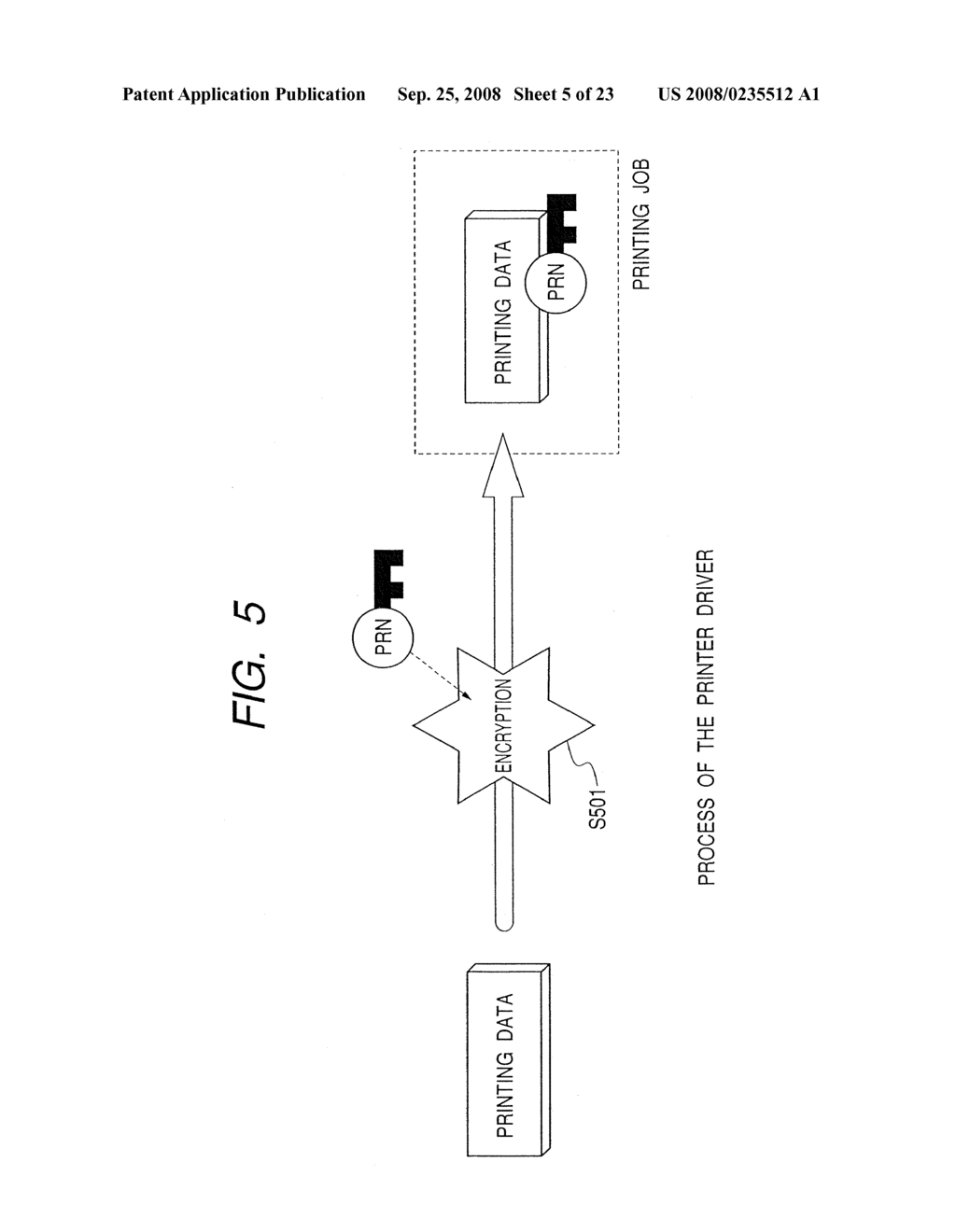 PRINT DATA COMMUNICATION WITH DATA ENCRYPTION AND DECRYPTION - diagram, schematic, and image 06