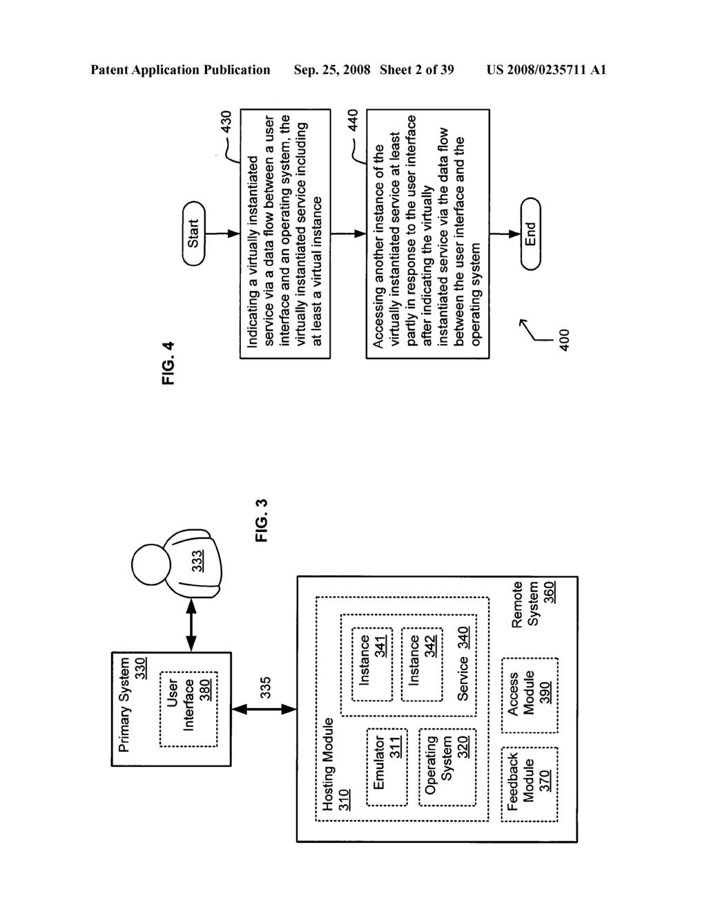 Coordinating instances of a thread or other service in emulation - diagram, schematic, and image 03