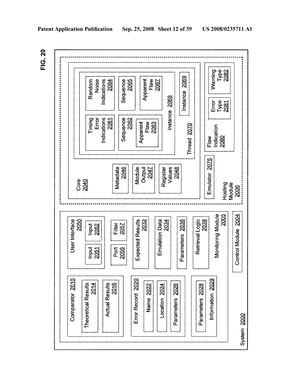 Coordinating instances of a thread or other service in emulation - diagram, schematic, and image 13