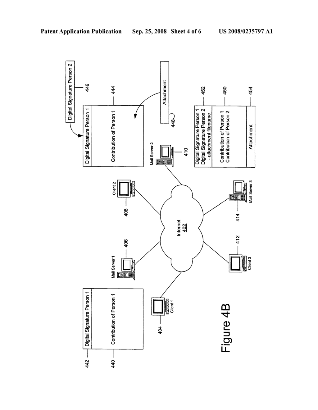 Method, Apparatus, and Program to Forward and Verify Multiple Digital Signatures in Electronic Mail - diagram, schematic, and image 05