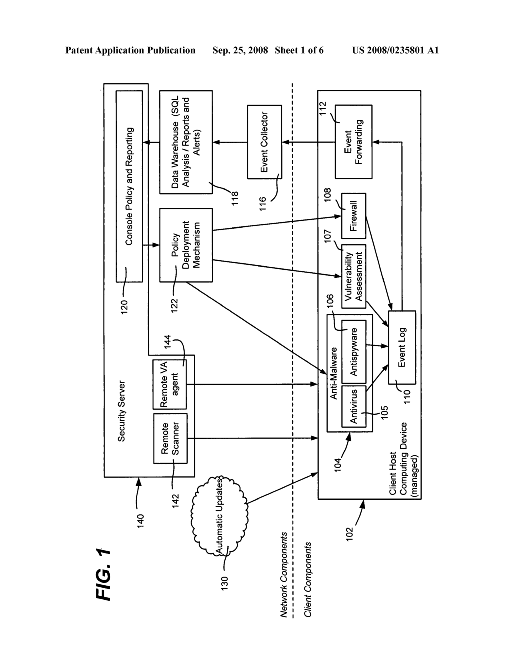 Combining assessment models and client targeting to identify network security vulnerabilities - diagram, schematic, and image 02