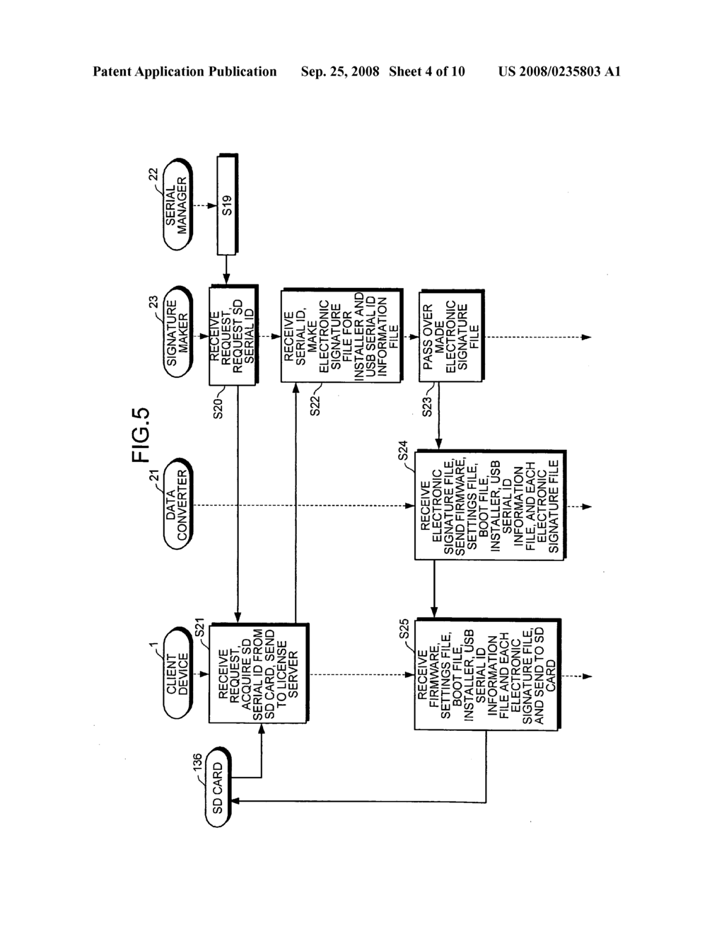 Server apparatus and installation information making method - diagram, schematic, and image 05