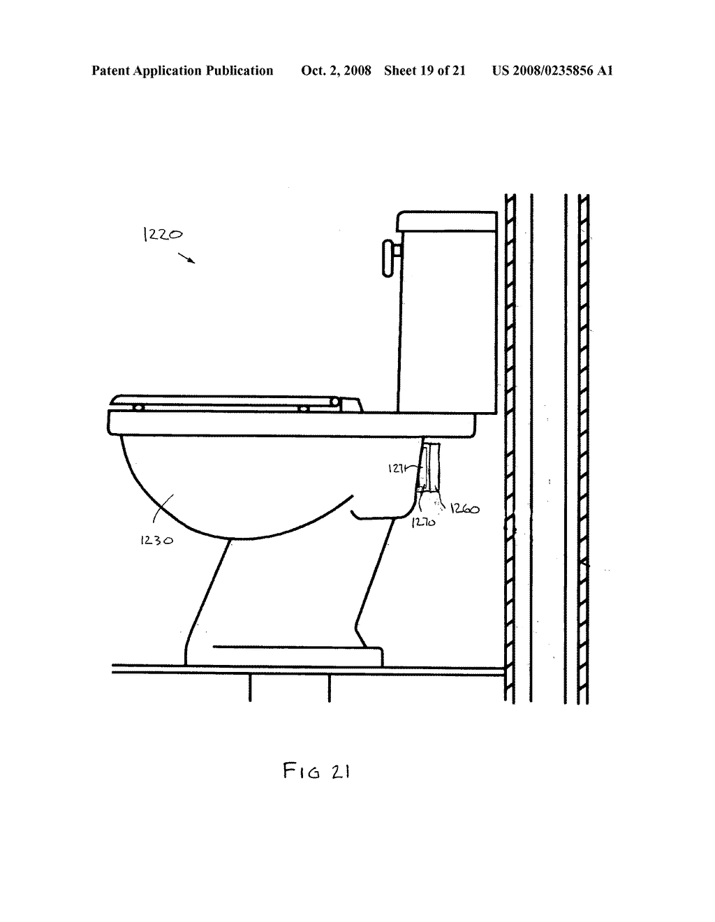 Bathroom odour elimination system - diagram, schematic, and image 20