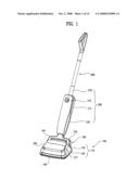 Dust receptacle and steam vaccum cleaner diagram and image