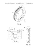 Gem setting having grooved channel walls and methods of setting gems diagram and image