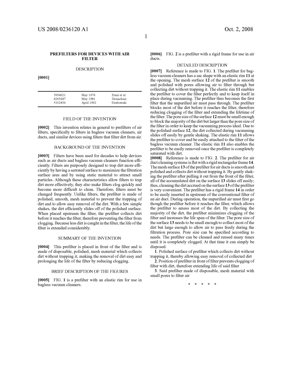 Prefilters for Devices with Air Filter - diagram, schematic, and image 03