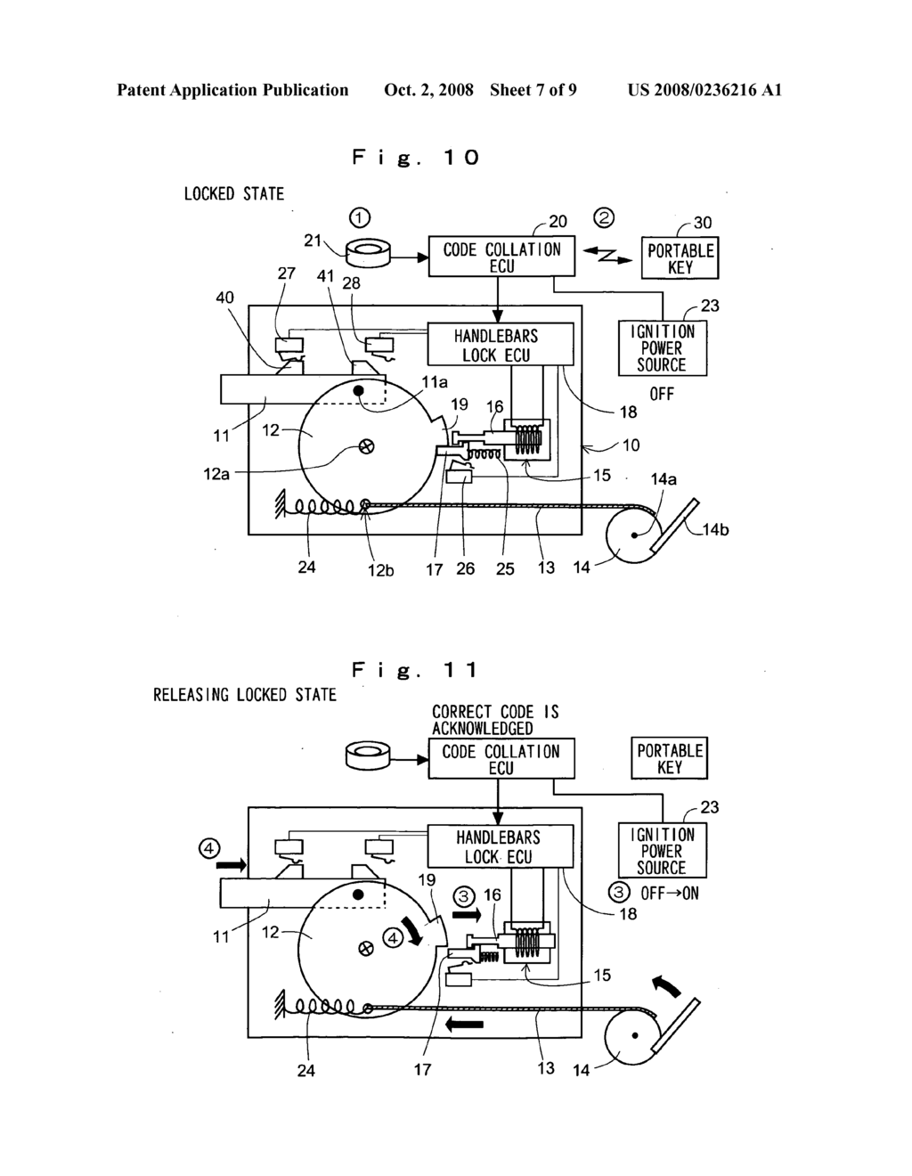 Steering means locking apparatus - diagram, schematic, and image 08