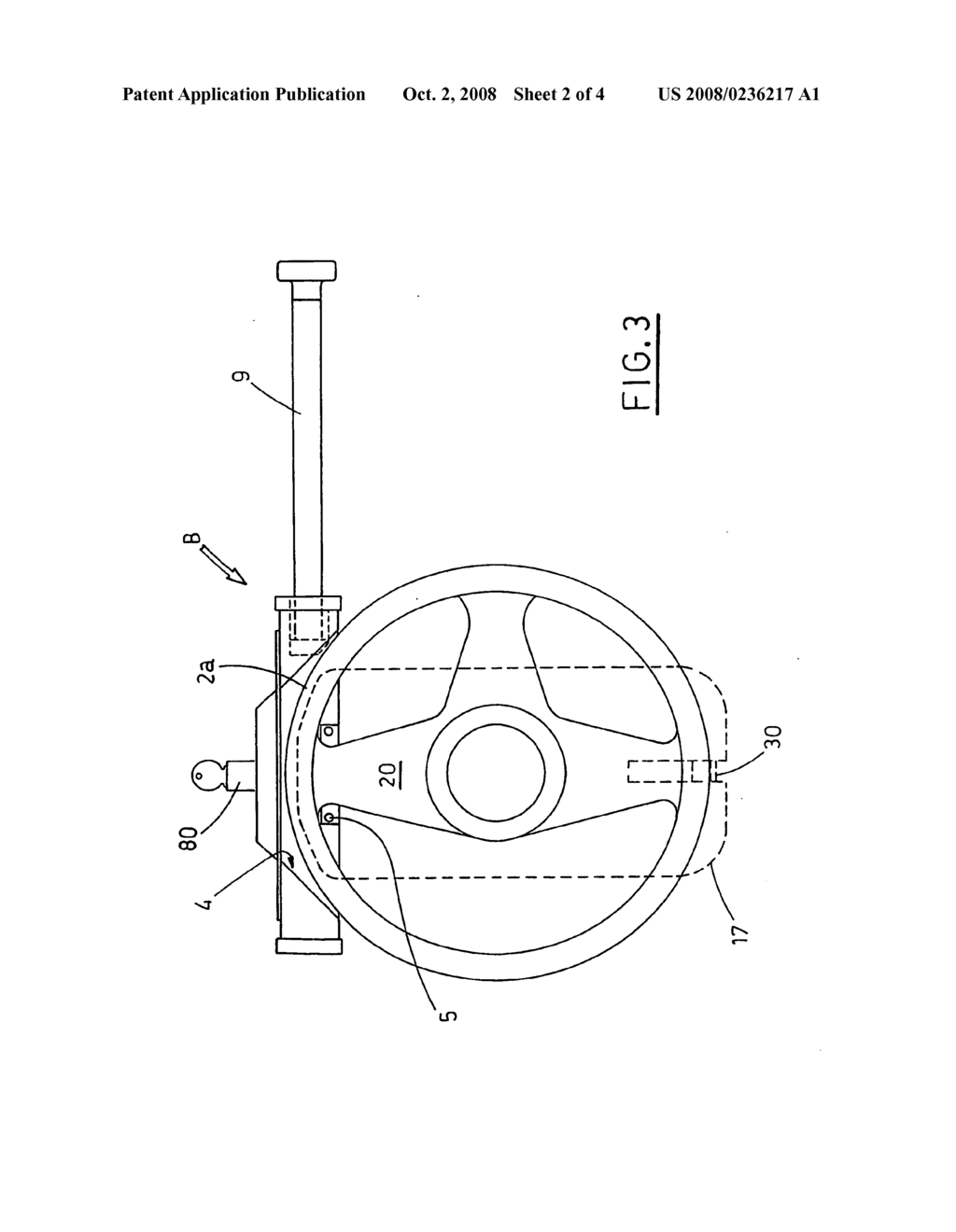 Antitheft Device For Locking a Vehicle Steering Wheel - diagram, schematic, and image 03