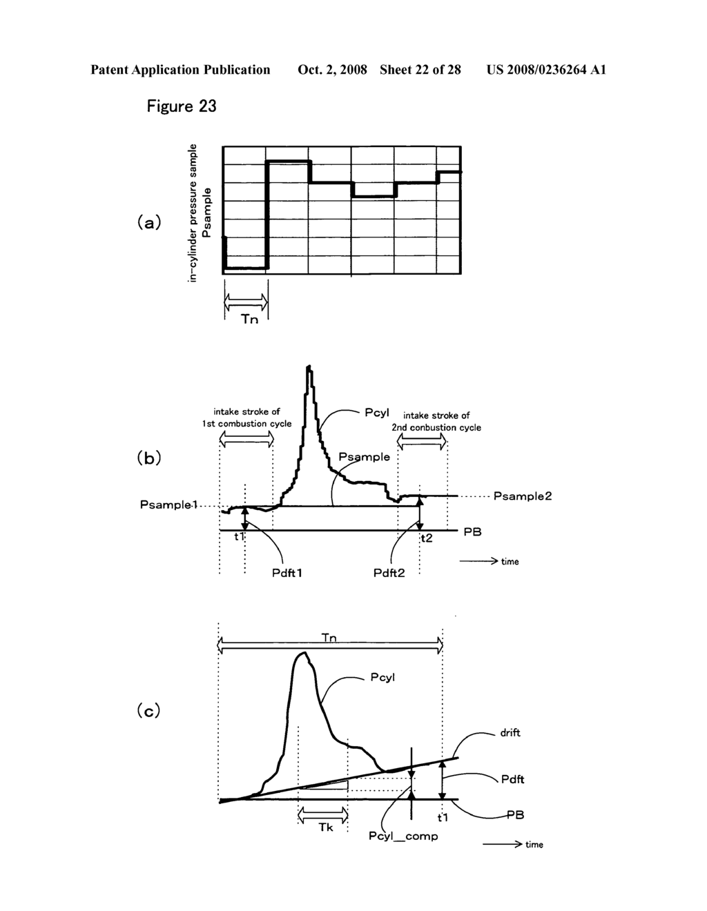 Device and Method for Determining Trouble of Cylinder Pressure Sensor - diagram, schematic, and image 23