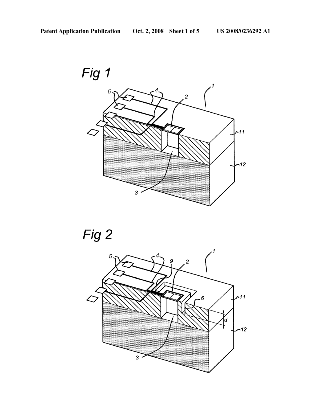 Sensor element and sensor assembly provided with a casing - diagram, schematic, and image 02